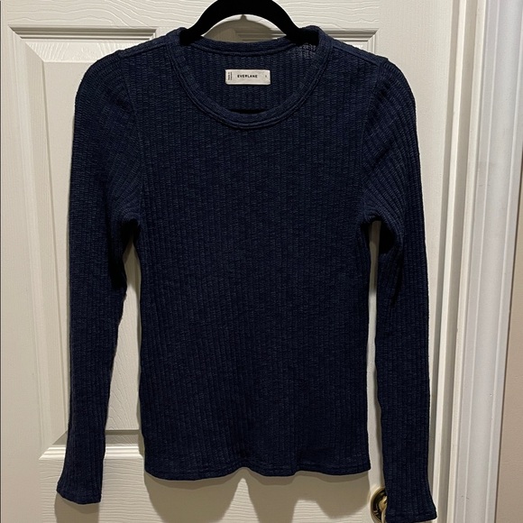 Everlane The Cozy Rib long sleeve knit tee - Picture 4 of 9